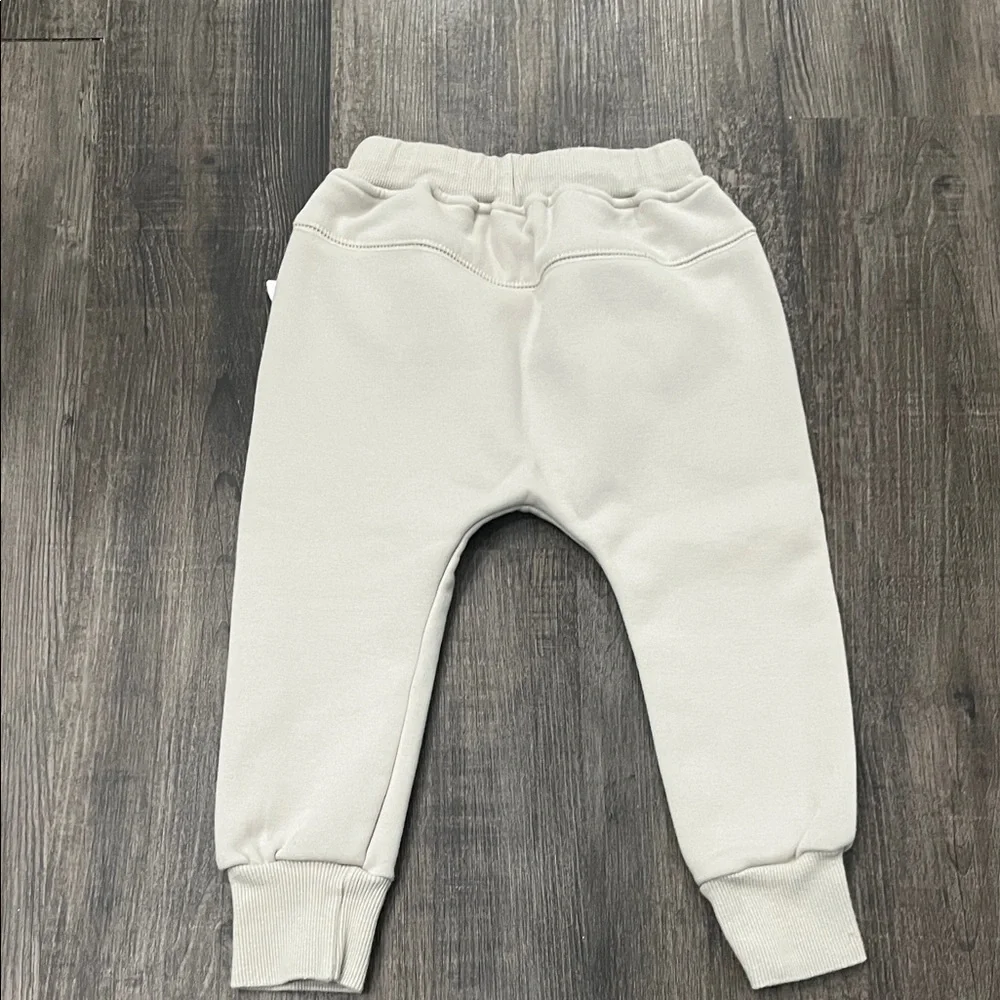 Little Bipsy Kids Beige Jogger Pants - Picture 5 of 5